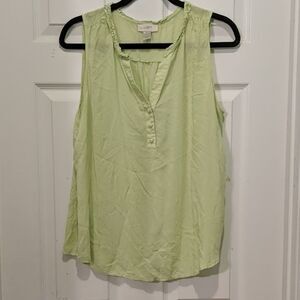 Ann Taylor Loft sleeveless blouse Sz L